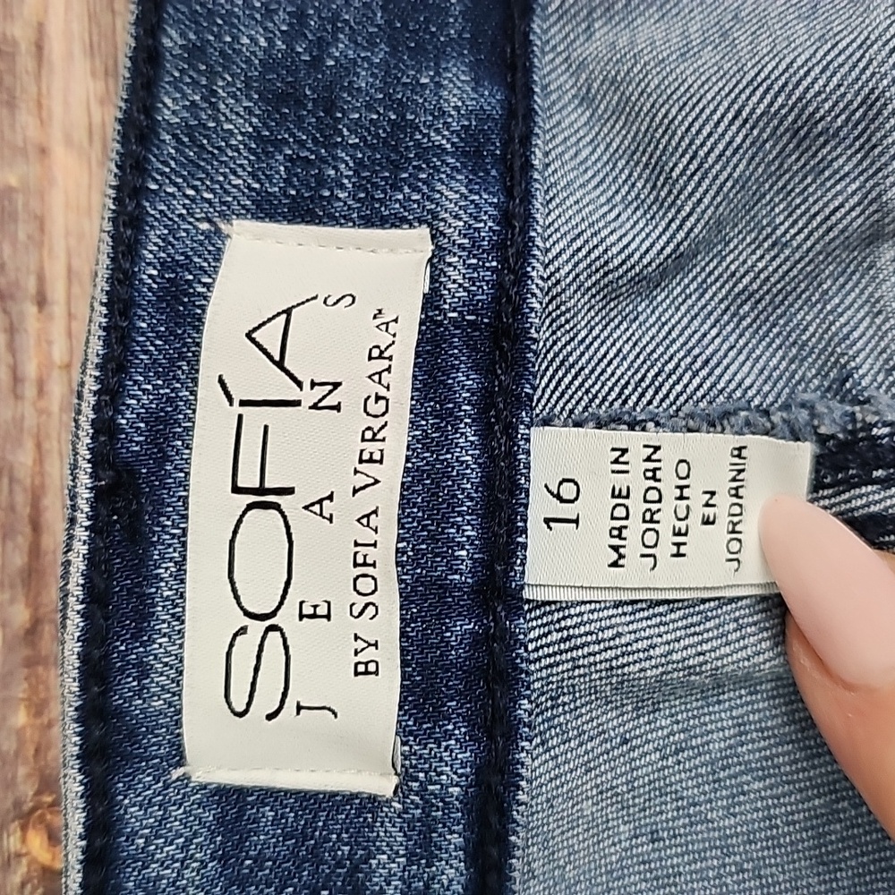 NEW SOFIA JEANS BY SOFIA VERGARA SKINNY ANKLE BLUE JEANS - Picture 11 of 15